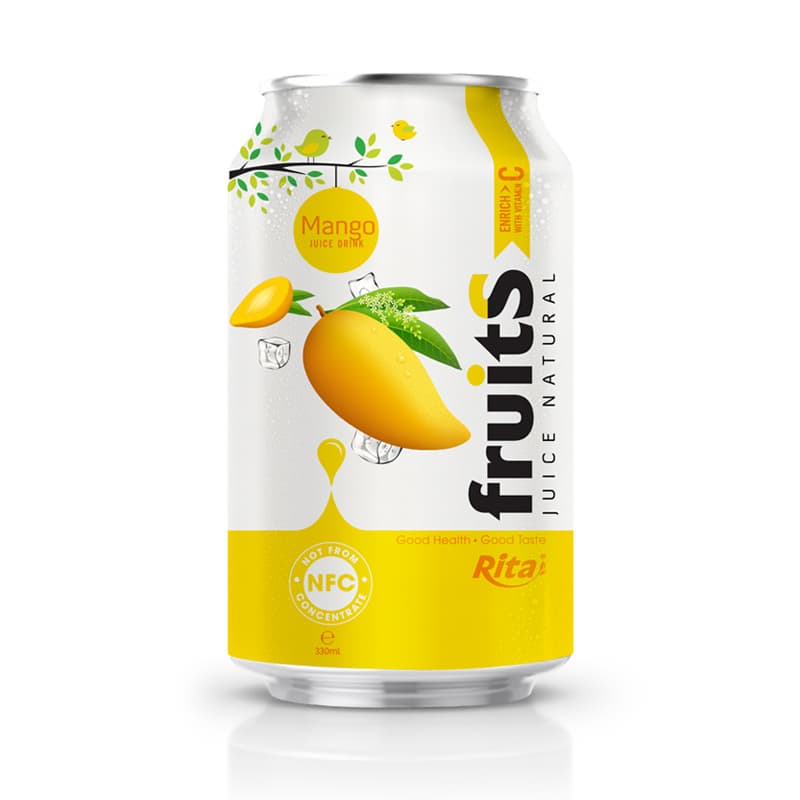 Private label brand NFC Fruit Mango Juice 330ml